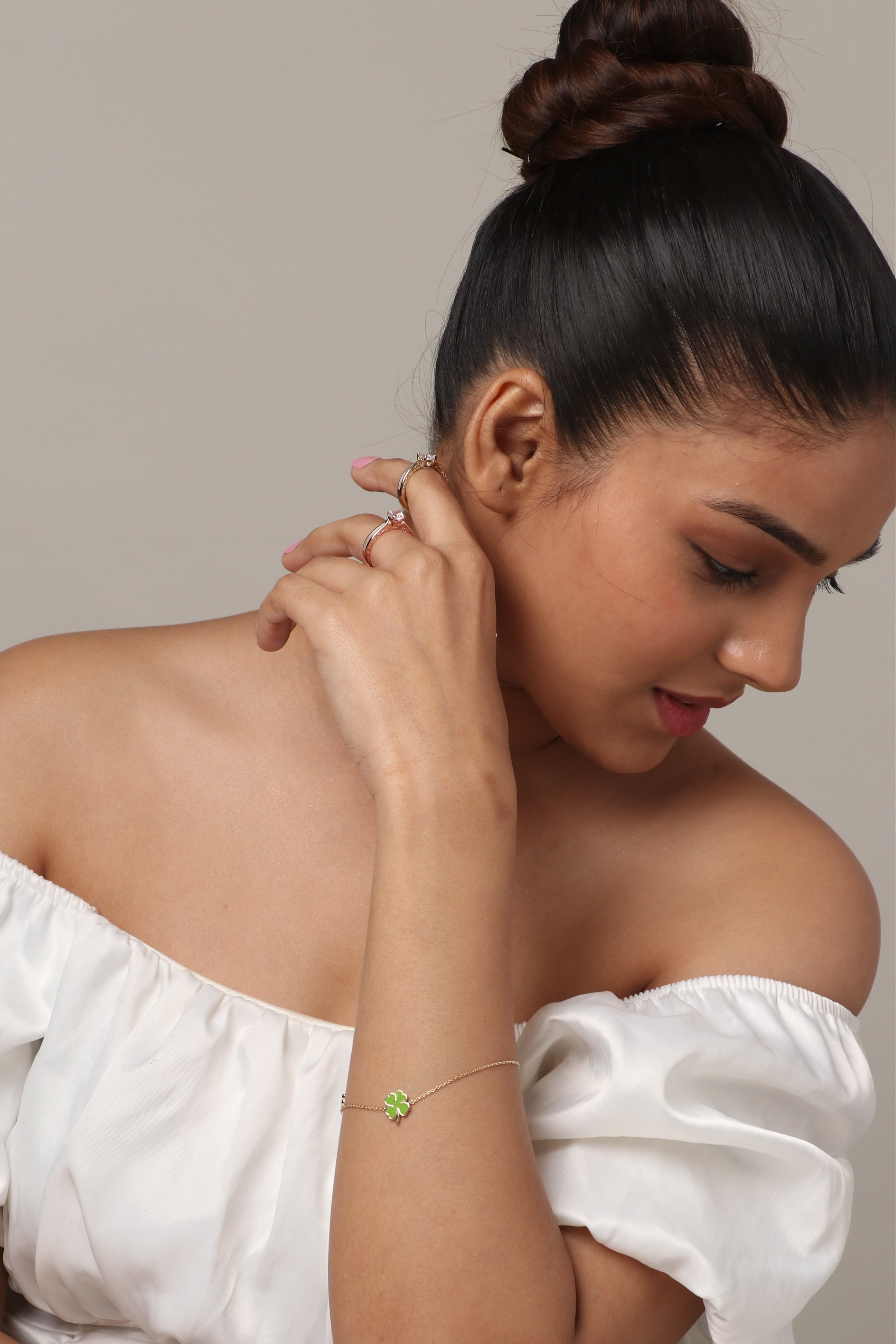 BUTTERFLY & CLOVER BRACELET