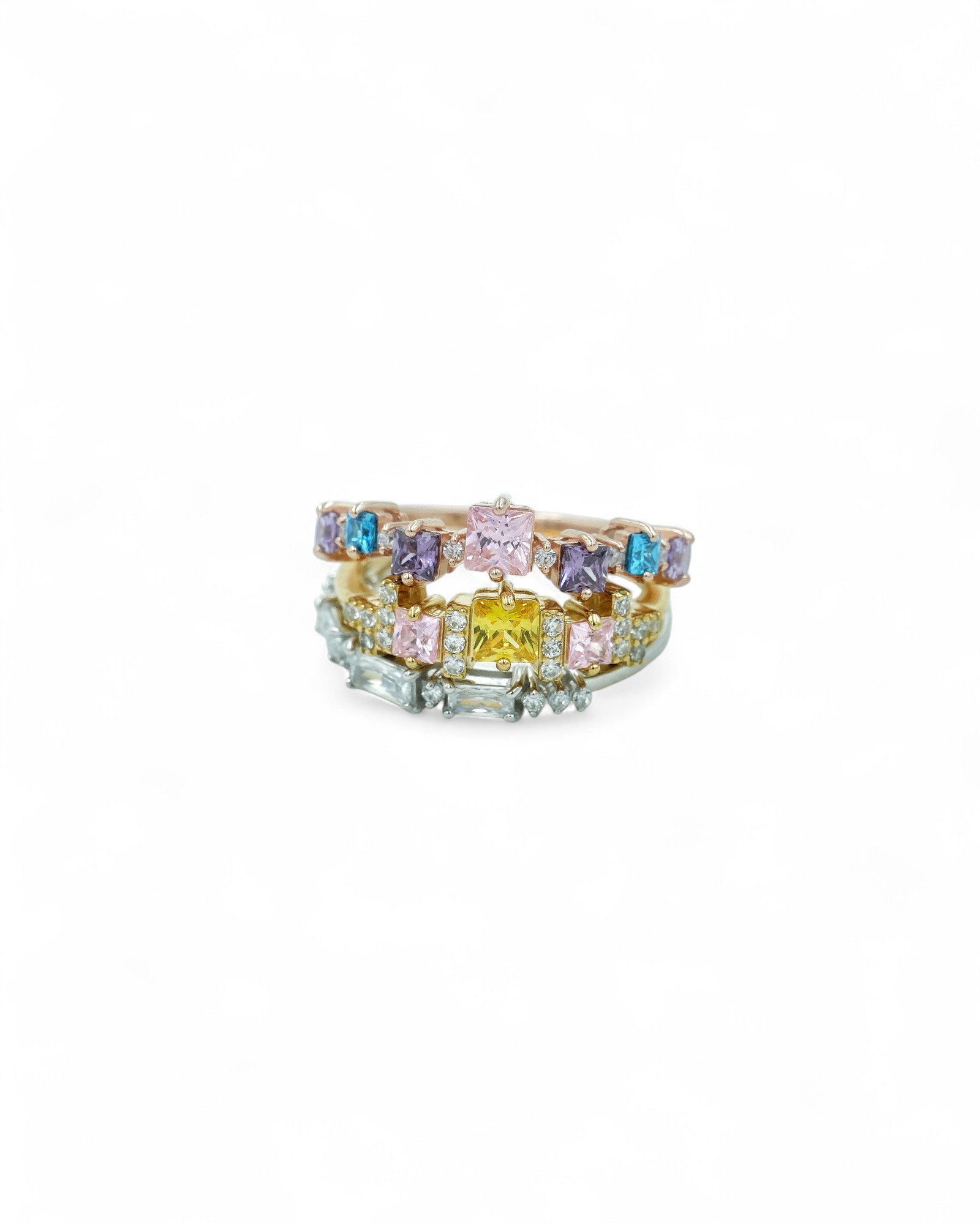 DAZZLE TRIO RING