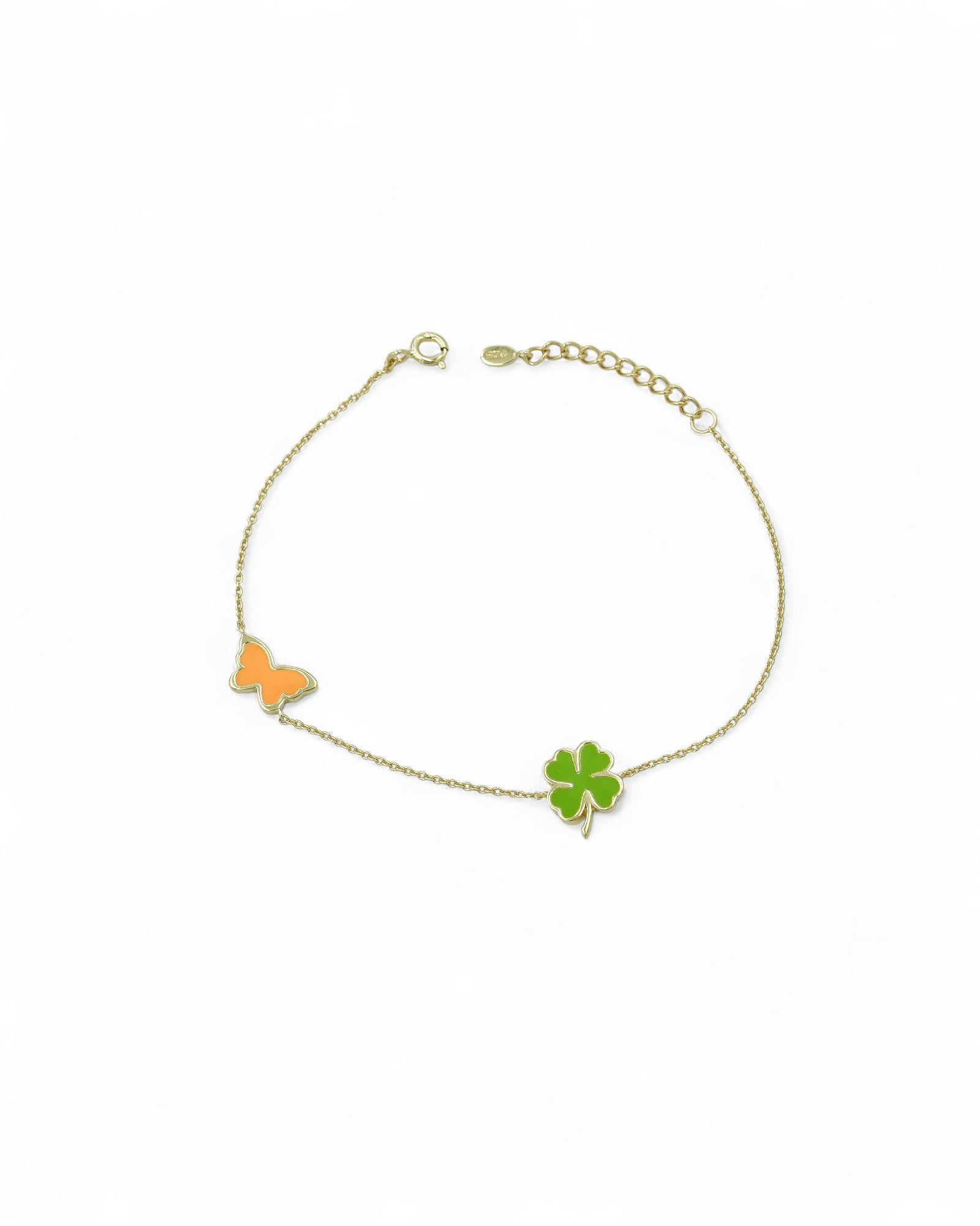 BUTTERFLY & CLOVER BRACELET